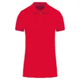 ka2026 - Tricou polo adult dama - bumbac organic pique 180gr. - KARIBAN [Red]