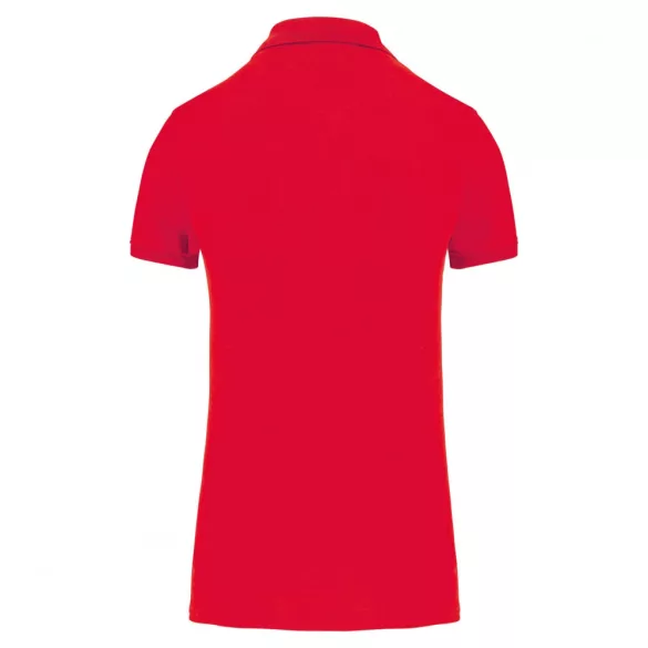 ka2026 - Tricou polo adult dama - bumbac organic pique 180gr. - KARIBAN [Red]