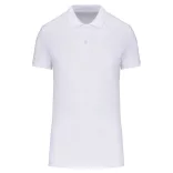 ka2026 - Tricou polo adult dama - bumbac organic pique 180gr. - KARIBAN [White]