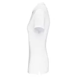 ka2026 - Tricou polo adult dama - bumbac organic pique 180gr. - KARIBAN [White]