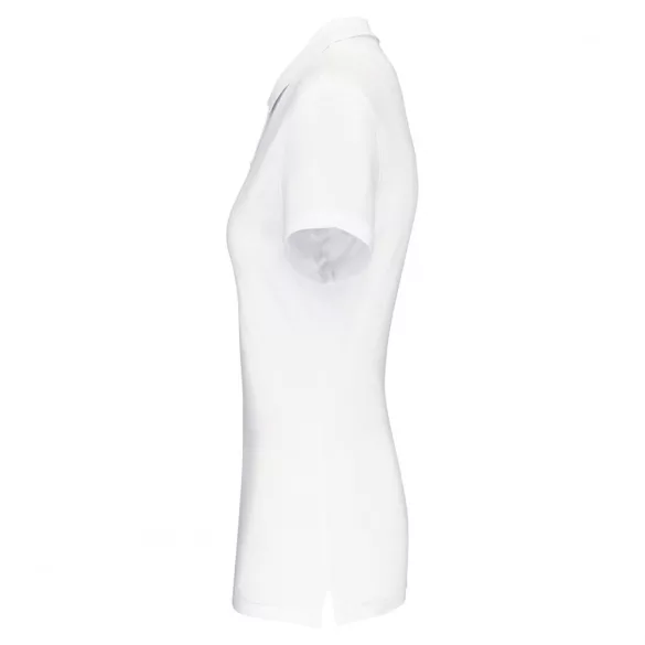 ka2026 - Tricou polo adult dama - bumbac organic pique 180gr. - KARIBAN [White]