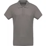 ka209-Tricou-polo-adult-barbat-bumbac-organic-pique-KARIBAN-Storm-Grey