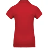 ka210re-Tricou-polo-adult-dama-Kariban-Organic-Pique-Red