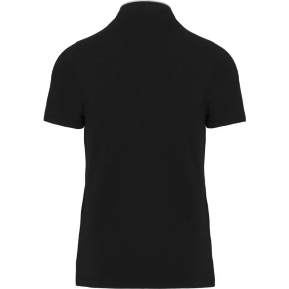 ka223-Tricou-polo-adult-barbat-guler-MANDARIN-KARIBAN-Black-Oxford-Gre
