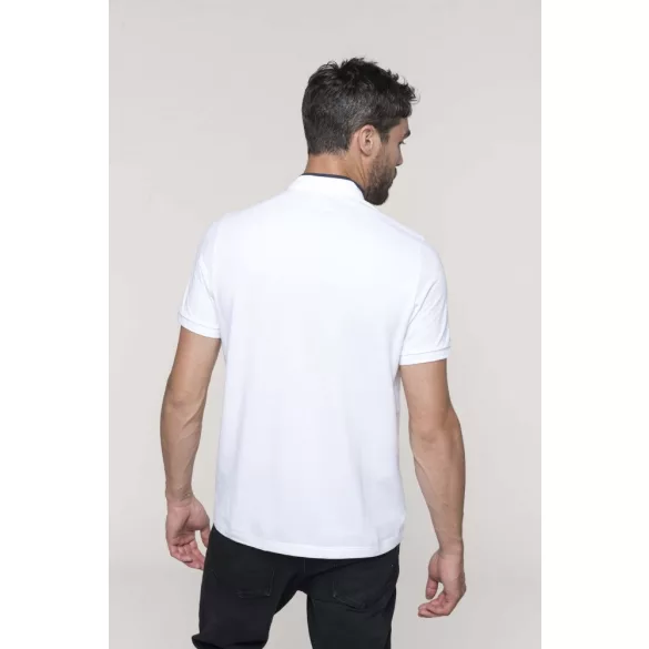 ka223-Tricou-polo-adult-barbat-guler-MANDARIN-KARIBAN-Black-Oxford-Gre