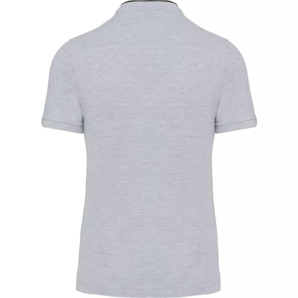 ka223-Tricou-polo-adult-barbat-guler-MANDARIN-KARIBAN-Oxford-Grey-Blac