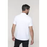 ka223-Tricou-polo-adult-barbat-guler-MANDARIN-KARIBAN-White-Navy
