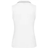 ka224-Tricou-polo-fara-maneci-adult-dama-KARIBAN-SLEEVELESS-White-Navy