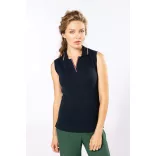 ka224-Tricou-polo-fara-maneci-adult-dama-KARIBAN-SLEEVELESS-White-Navy