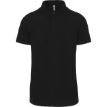 ka225-Tricou-polo-adult-barbat-KARIBAN-STUD-PIQUE-Black