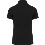 ka225-Tricou-polo-adult-barbat-KARIBAN-STUD-PIQUE-Black