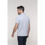 ka225-Tricou-polo-adult-barbat-KARIBAN-STUD-PIQUE-Black