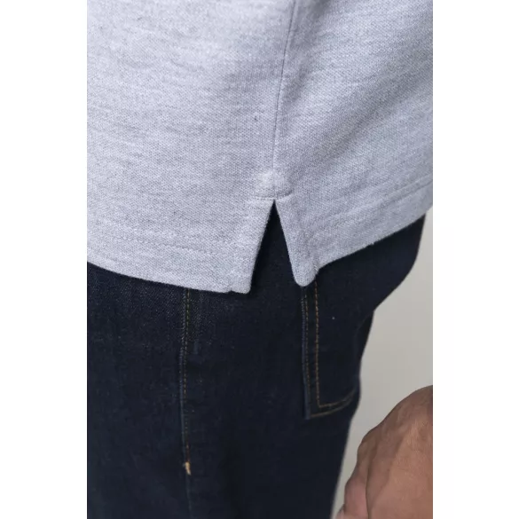 ka225-Tricou-polo-adult-barbat-KARIBAN-STUD-PIQUE-Navy