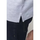 ka225-Tricou-polo-adult-barbat-KARIBAN-STUD-PIQUE-Oxford-Grey
