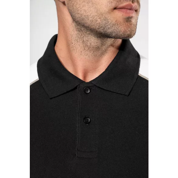 ka226-Tricou-polo-adult-barbat-Kariban-Base-Ball-Navy/Orange