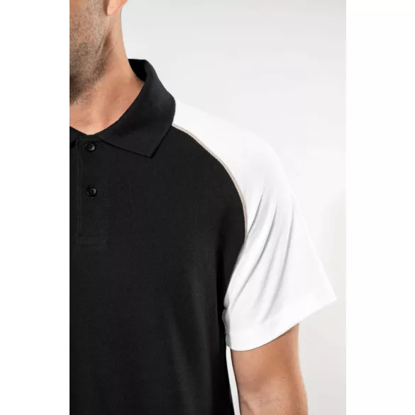 ka226-Tricou-polo-adult-barbat-Kariban-Base-Ball-Navy/Orange