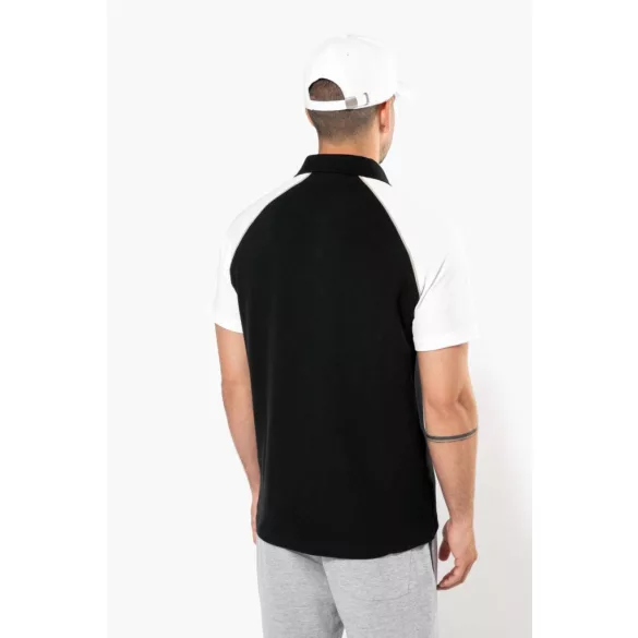 ka226-Tricou-polo-adult-barbat-Kariban-Base-Ball-Navy/Orange