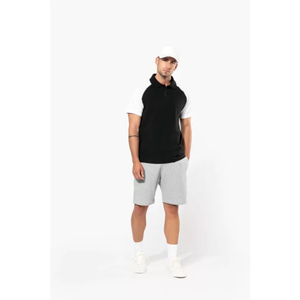 ka226-Tricou-polo-adult-barbat-Kariban-Base-Ball-Navy/Orange