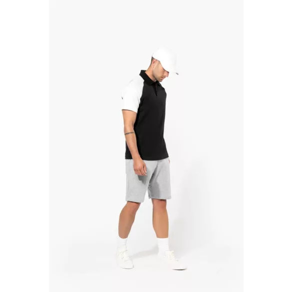 ka226-Tricou-polo-adult-barbat-Kariban-Base-Ball-Navy/Orange
