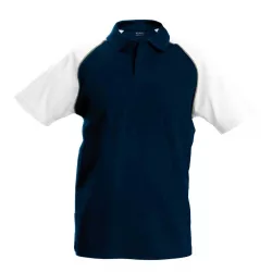 ka226-Tricou-polo-adult-barbat-Kariban-Base-Ball-Navy/White
