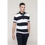 ka237-Tricou-polo-adult-barbat-Kariban-Ray-Navy/White
