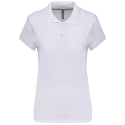 ka242-Tricou-polo-adult-dama-Kariban-Pique-White