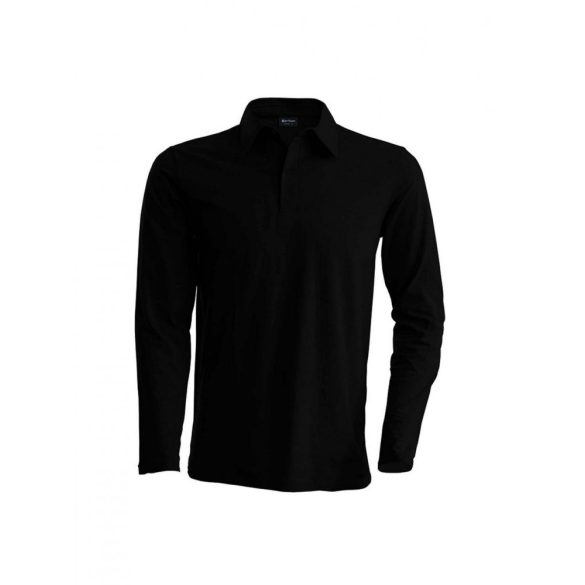 ka243-Bluza-polo-adult-barbat-Kariban-Pique-Black