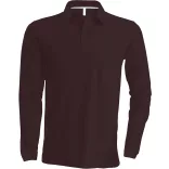 ka243-Bluza-polo-adult-barbat-Kariban-Pique-Chocolate