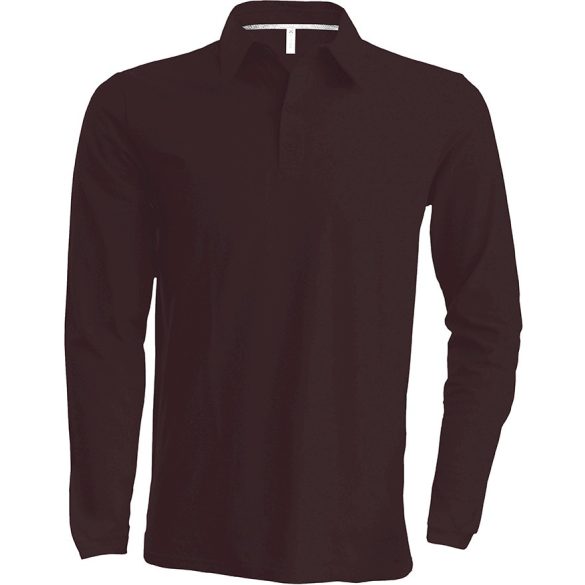 ka243-Bluza-polo-adult-barbat-Kariban-Pique-Chocolate
