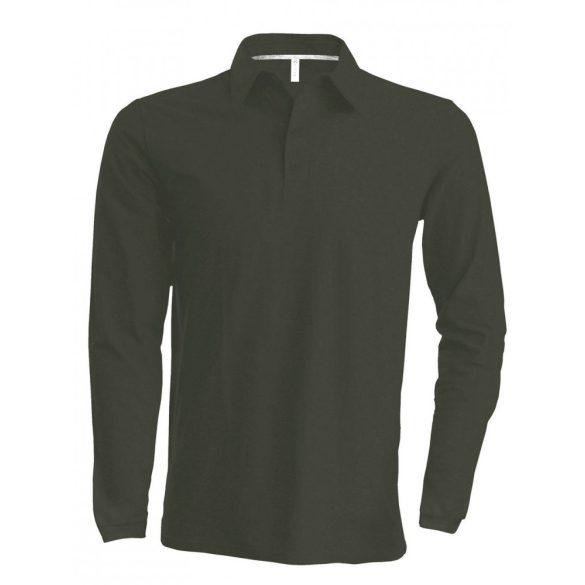 ka243-Bluza-polo-adult-barbat-Kariban-Pique-Dark-Khaki