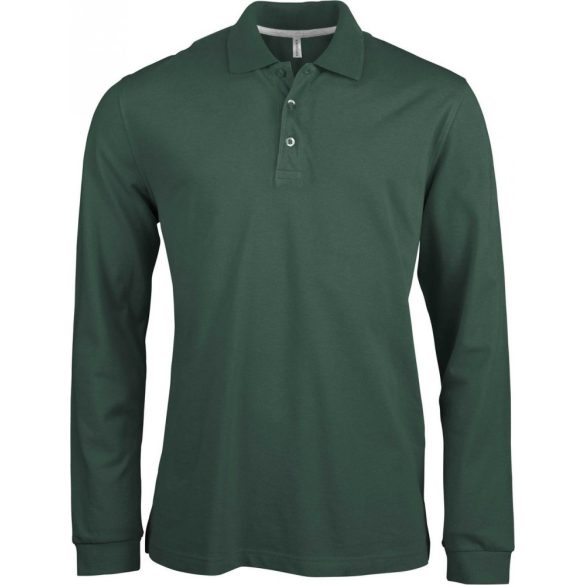 ka243-Bluza-polo-adult-barbat-Kariban-Pique-Forest-Green