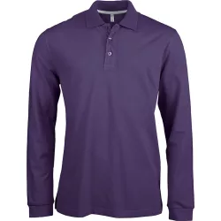 ka243-Bluza-polo-adult-barbat-Kariban-Pique-Purple