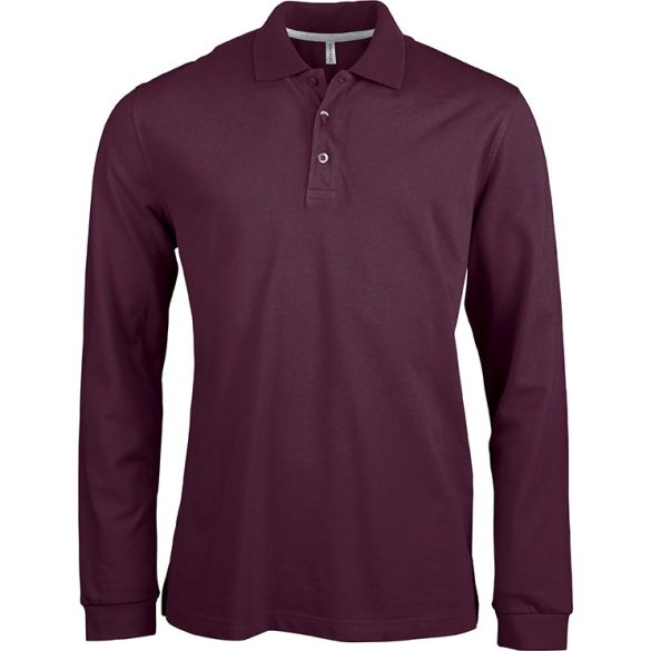 ka243-Bluza-polo-adult-barbat-Kariban-Pique-Wine