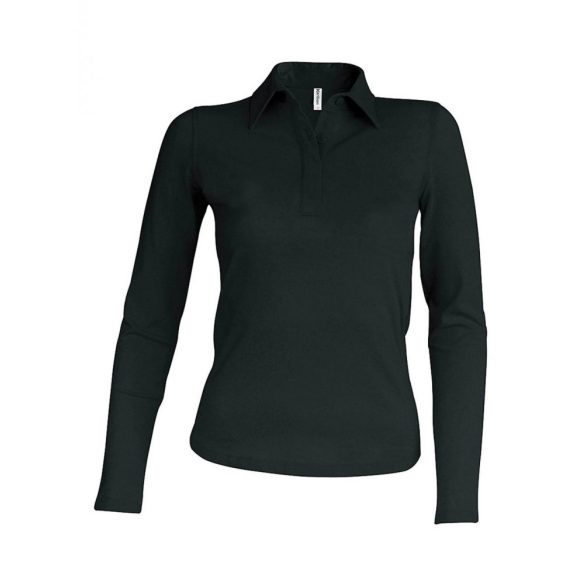 ka244-Bluza-polo-adult-dama-Kariban-Pique-Black
