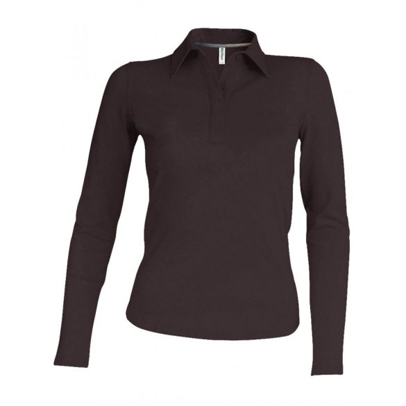 ka244-Bluza-polo-adult-dama-Kariban-Pique-Chocolate
