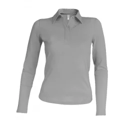 ka244-Bluza-polo-adult-dama-Kariban-Pique-Oxford-Grey