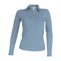 ka244-Bluza-polo-adult-dama-Kariban-Pique-Sky-Blue