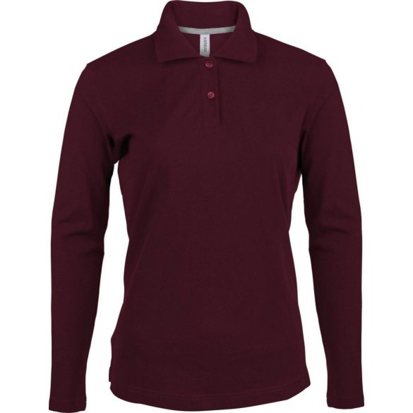 ka244-Bluza-polo-adult-dama-Kariban-Pique-Wine