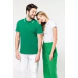 ka250-Tricou-polo-adult-barbat-Kariban-Black/Light-Grey/White