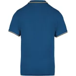 ka250-Tricou-polo-adult-barbat-Kariban-Light-Royal-Blue/Yellow/White