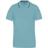 ka250-Tricou-polo-adult-barbat-Kariban-Sky-Blue/Navy/White