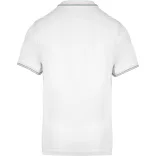 ka250-Tricou-polo-adult-barbat-Kariban-White/Sky-Blue/Light-Grey