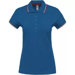 ka251-Tricou-polo-adult-dama-Kariban-Red/Navy/WhiteLight-Royal-Blue/Re