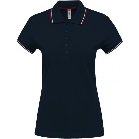 ka251-Tricou-polo-adult-dama-Kariban-Navy/Wine/White