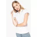 ka251 - Tricou polo adult dama Kariban Pique  [White/Red/Green]