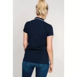 ka252-Tricou-polo-adult-dama-Kariban-Navy/White/Red