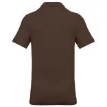ka254 - Tricou polo adult barbat Kariban Pique [Chocolate]