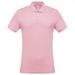 ka254 - Tricou polo adult barbat Kariban Pique [Pale Pink]