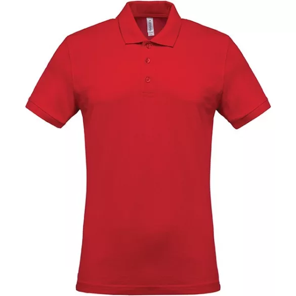 ka254-Tricou-polo-adult-barbat-Kariban-Pique-Red
