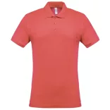 ka254 - Tricou polo adult barbat Kariban Pique [True Coral]